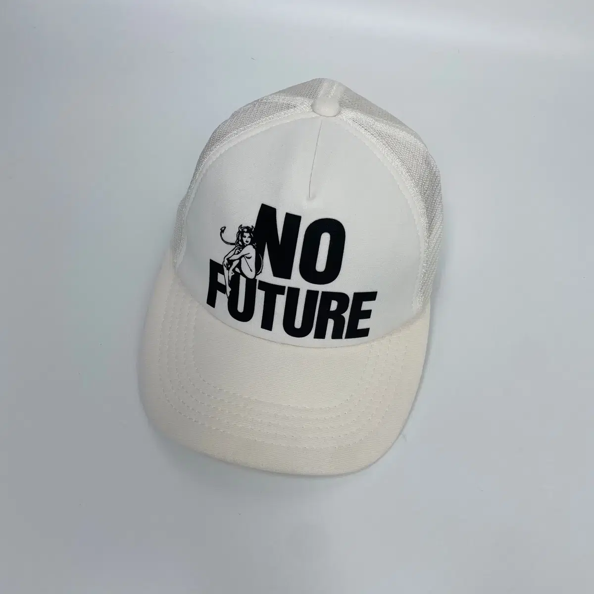 히스테릭글래머 no future 레터링 메쉬 볼캡 모자