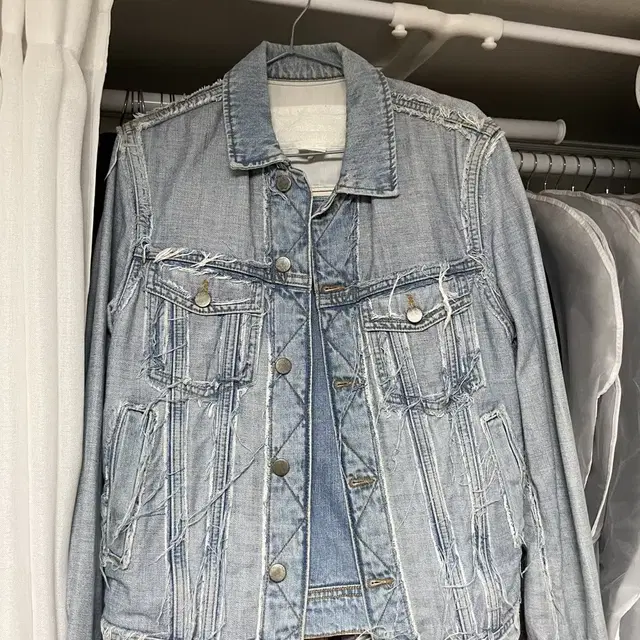 [S] 마르지엘라 X h&m 에이치엔엠 데님 트러커 자켓