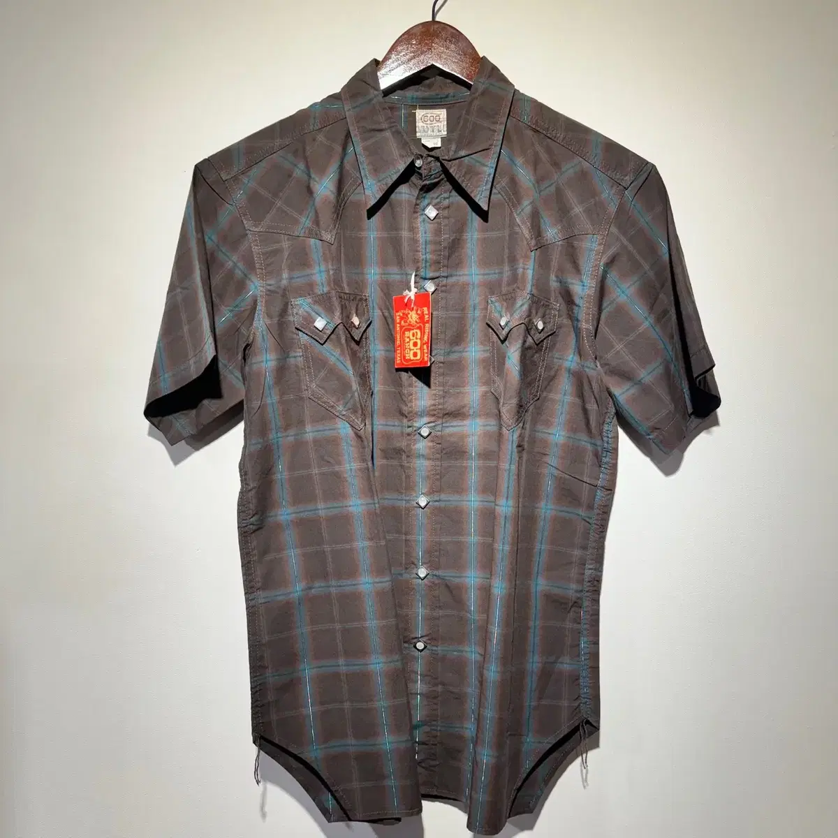 Real McCoy Western Short Sleeve Check Shirt (New)