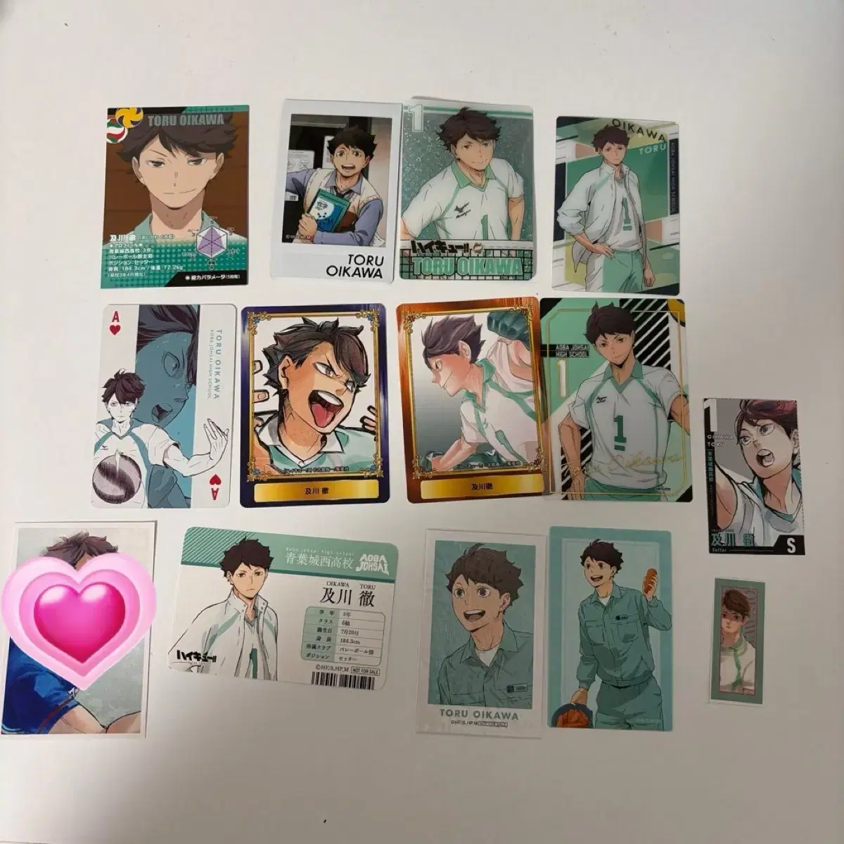 Haikyuu Oikawa Photo Card Sticker