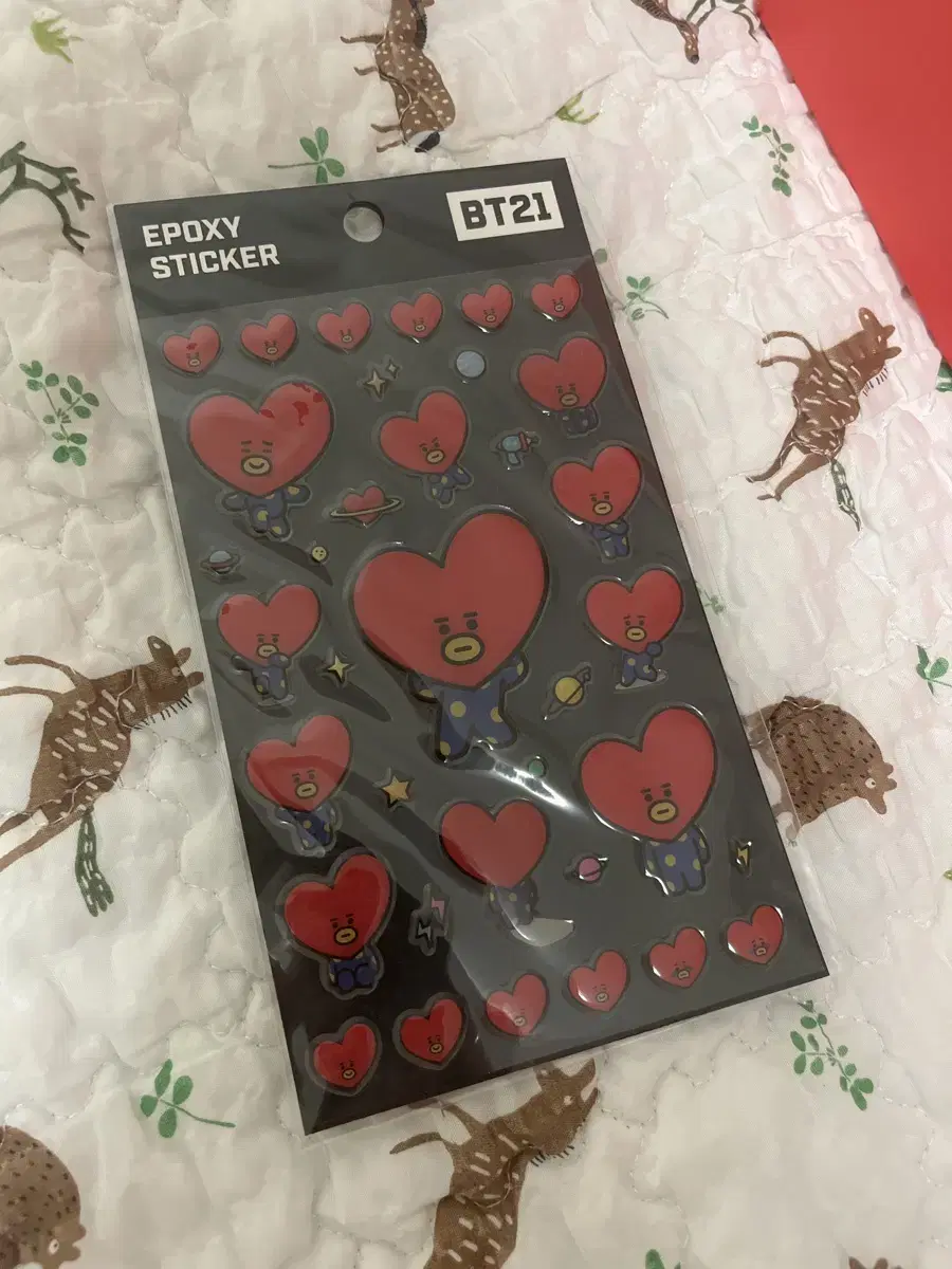 Bangtan v Taehyung BT21 Tata Epoxy Sticker