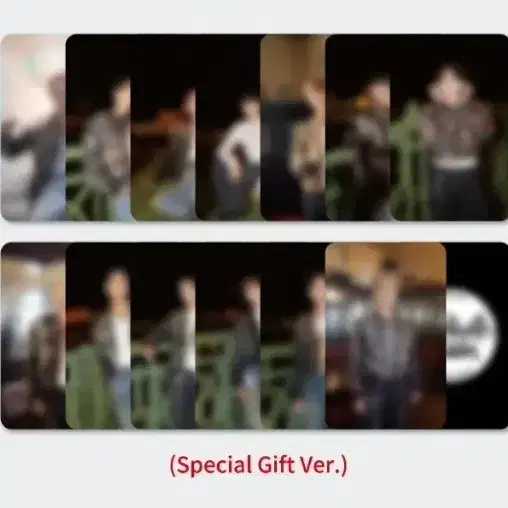 세븐틴 헤븐 이즈위 신년포카 special gift 버전 분철 양도