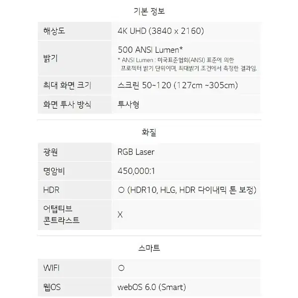 [렌탈_사은품증정]LG 시네빔 큐브 투사형 빔프로젝트