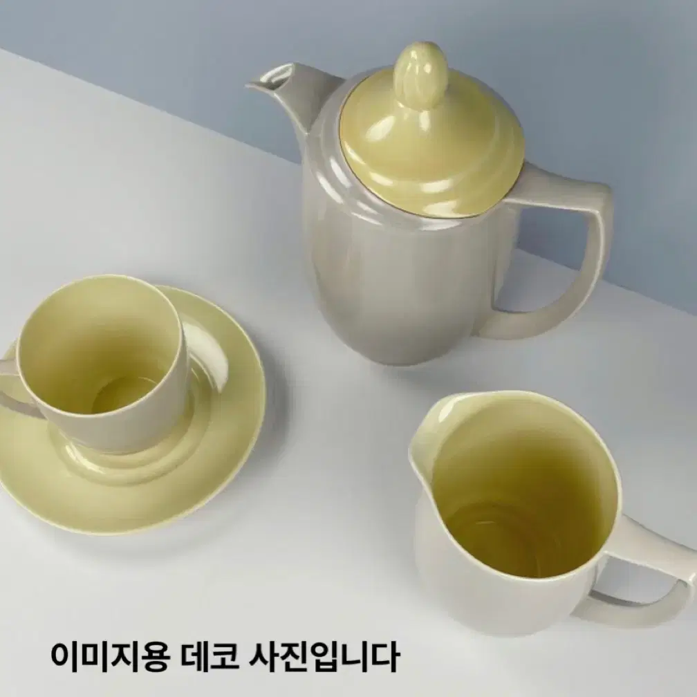 1950s 영국 빈티지 블랭섬 커피팟/티팟 엔틱그릇 티팟