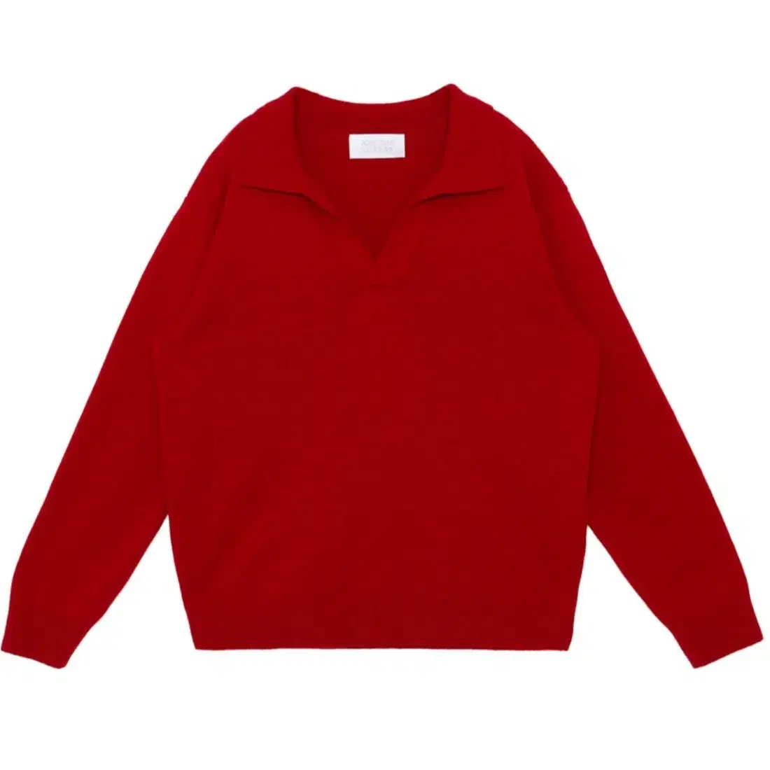 애니타임로릭 Wool Collar Knit (Red)