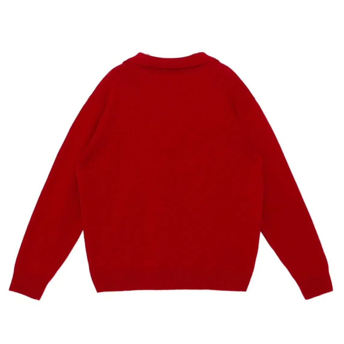 애니타임로릭 Wool Collar Knit (Red)