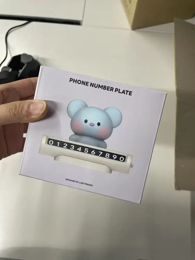 미개봉 자동차 번호판 BT21 phone number