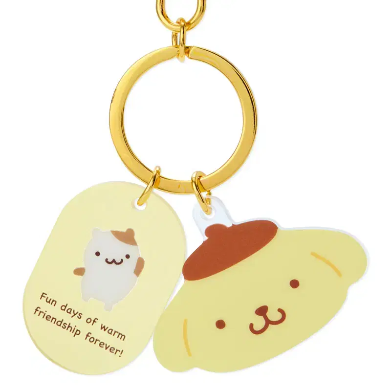 San Rio Face acrylic Keychain keyring Pompompurin