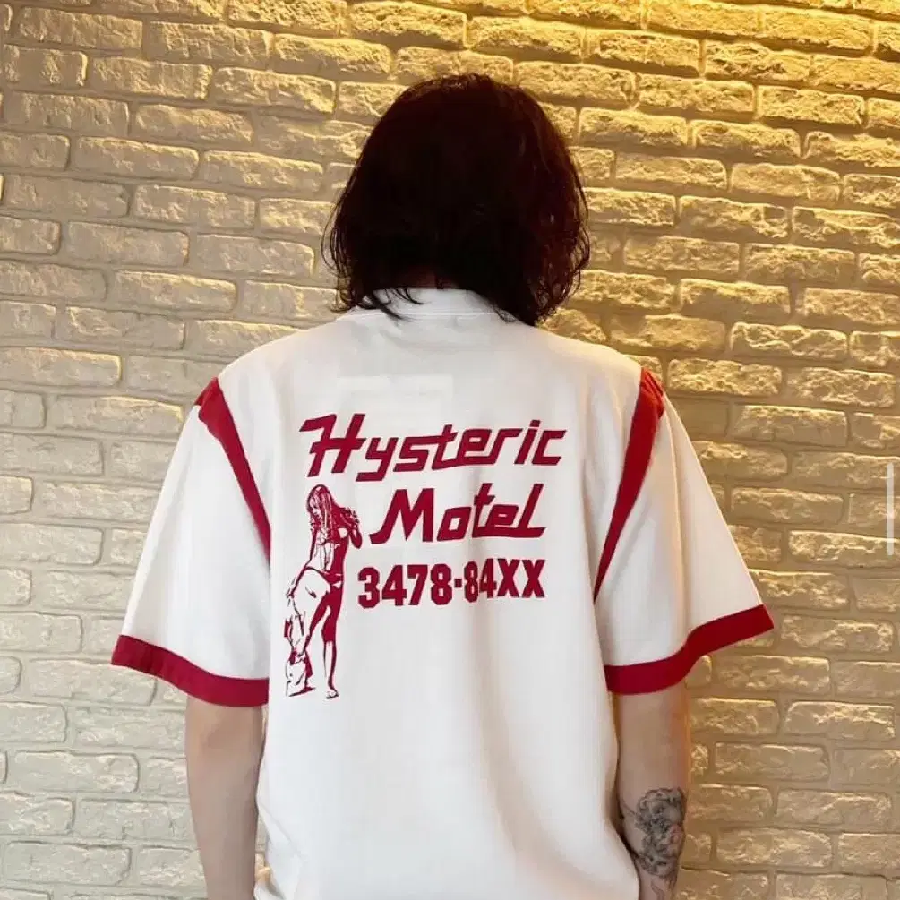 Hysteric Glamour히스테릭글래머 hotel polo shirt