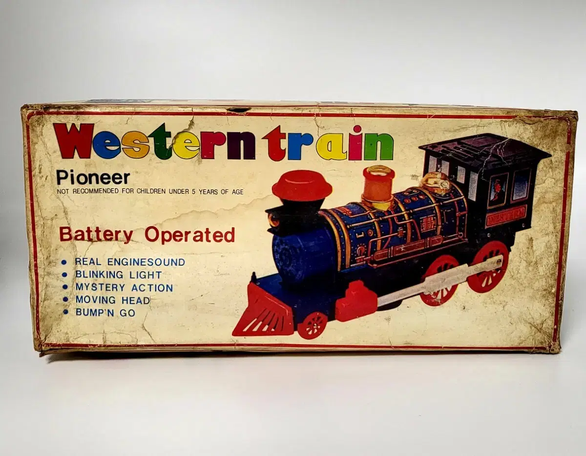 80's Western Locomotive Tin Toys