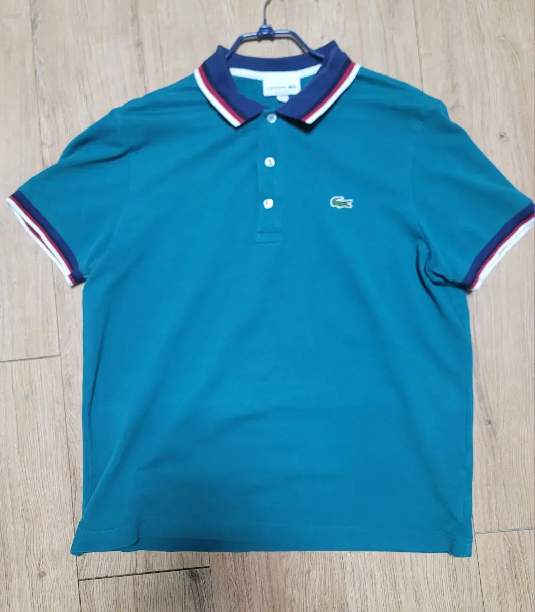 라코스테 lacoste 반팔 pk티셔츠 레귤러핏 5 100-105 청록