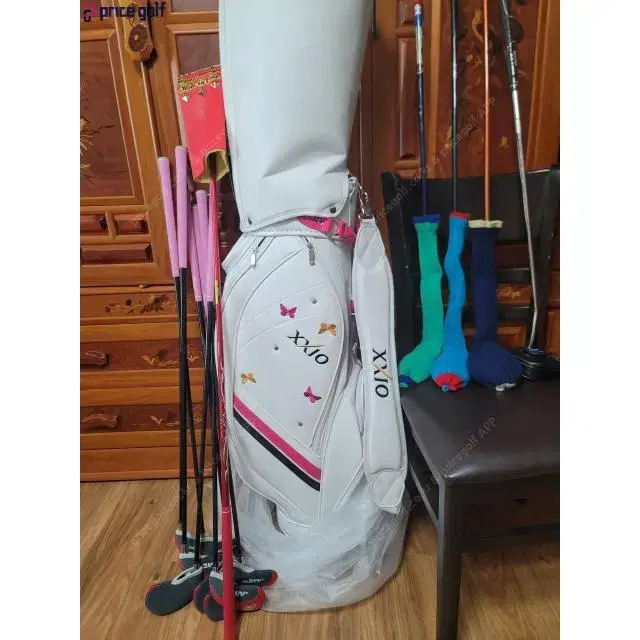 Lady XXIO Golfclub fullset caddie bag...