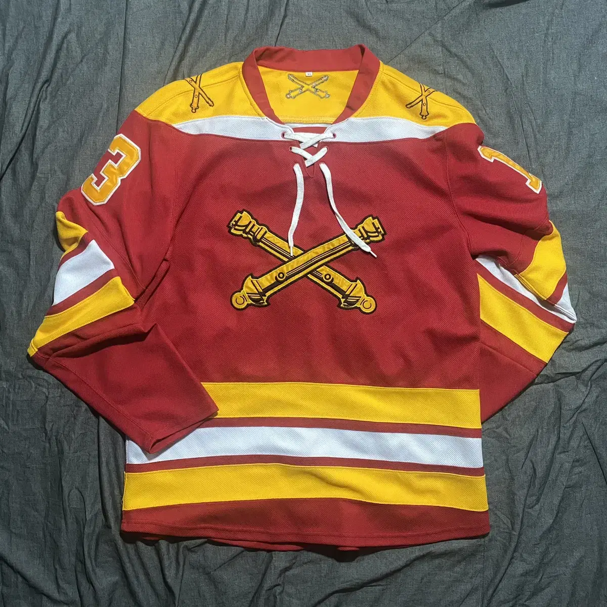 Custom ARMY Hockey Jersey Sz XL