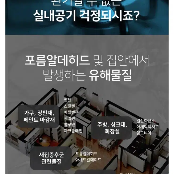 공기청정기(탈취,공기청정,미세먼지,살균)