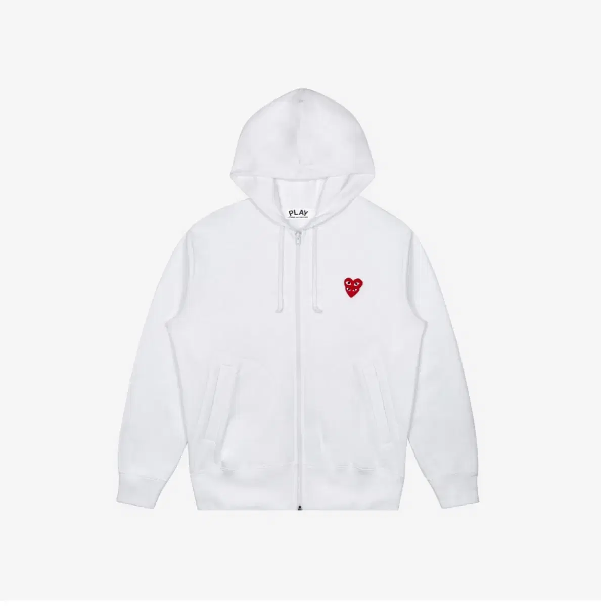 [XXL,New]Comme des Garçons Song Double Heart Hooded Zip Up New