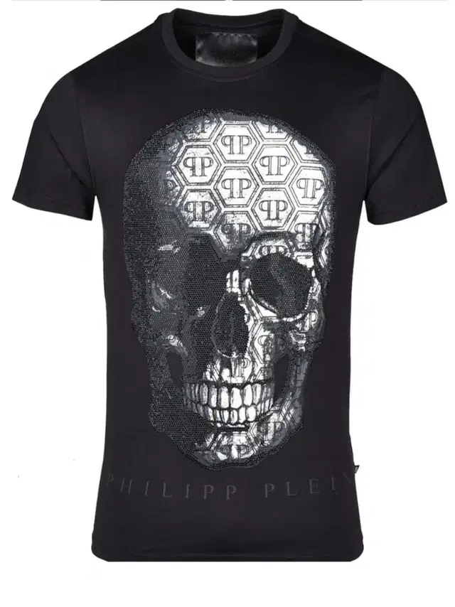 Philipp Plein 필립 플레인 블랙스컬 스와로브스키 티셔츠