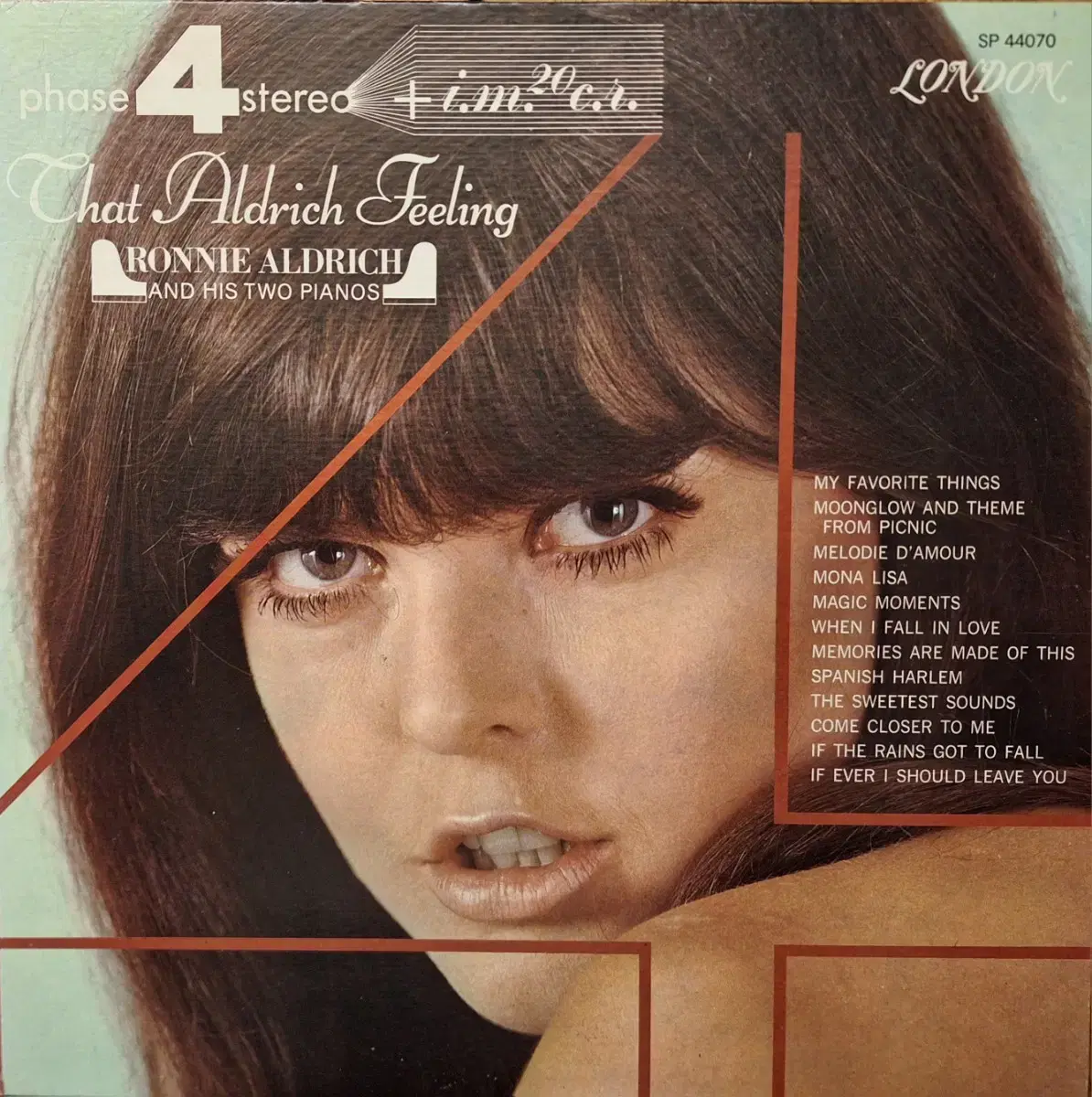 미국원반/Jazz/초판/Ronnie Aldrich LP