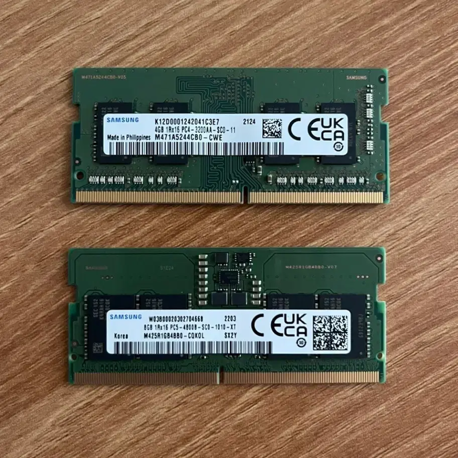 삼성 노트북 램 4GB, 8GB