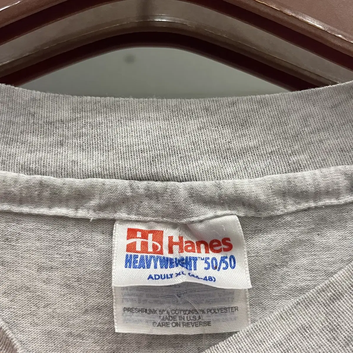 90s Hanes 헤인즈 프린팅 반팔 티셔츠 (made in USA)