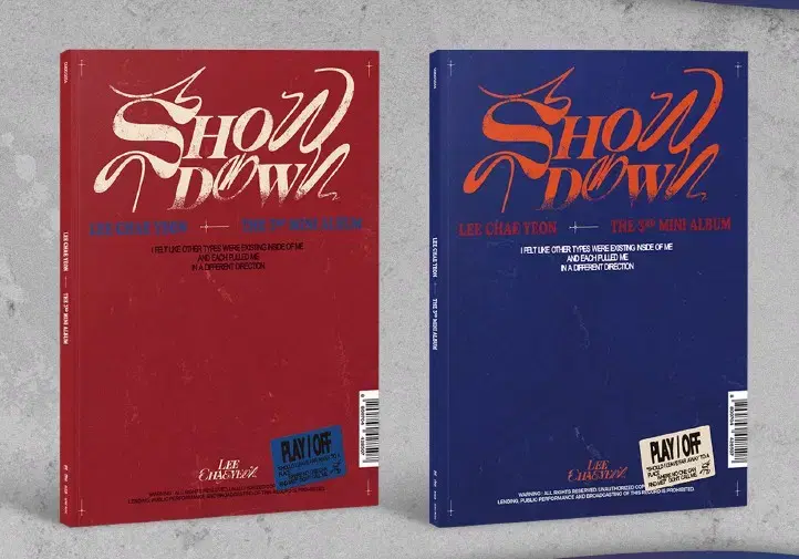 Chaeyeon Lee's mini 3rd album ShowdownSell sealed and unsealed albums