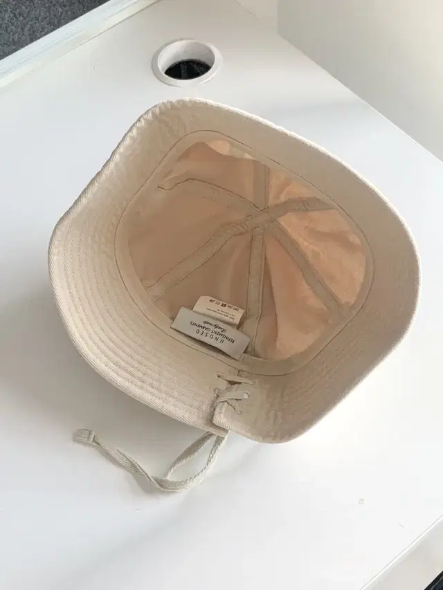 언유즈드 버킷 햇 unused 13.5oz denim hat Beige