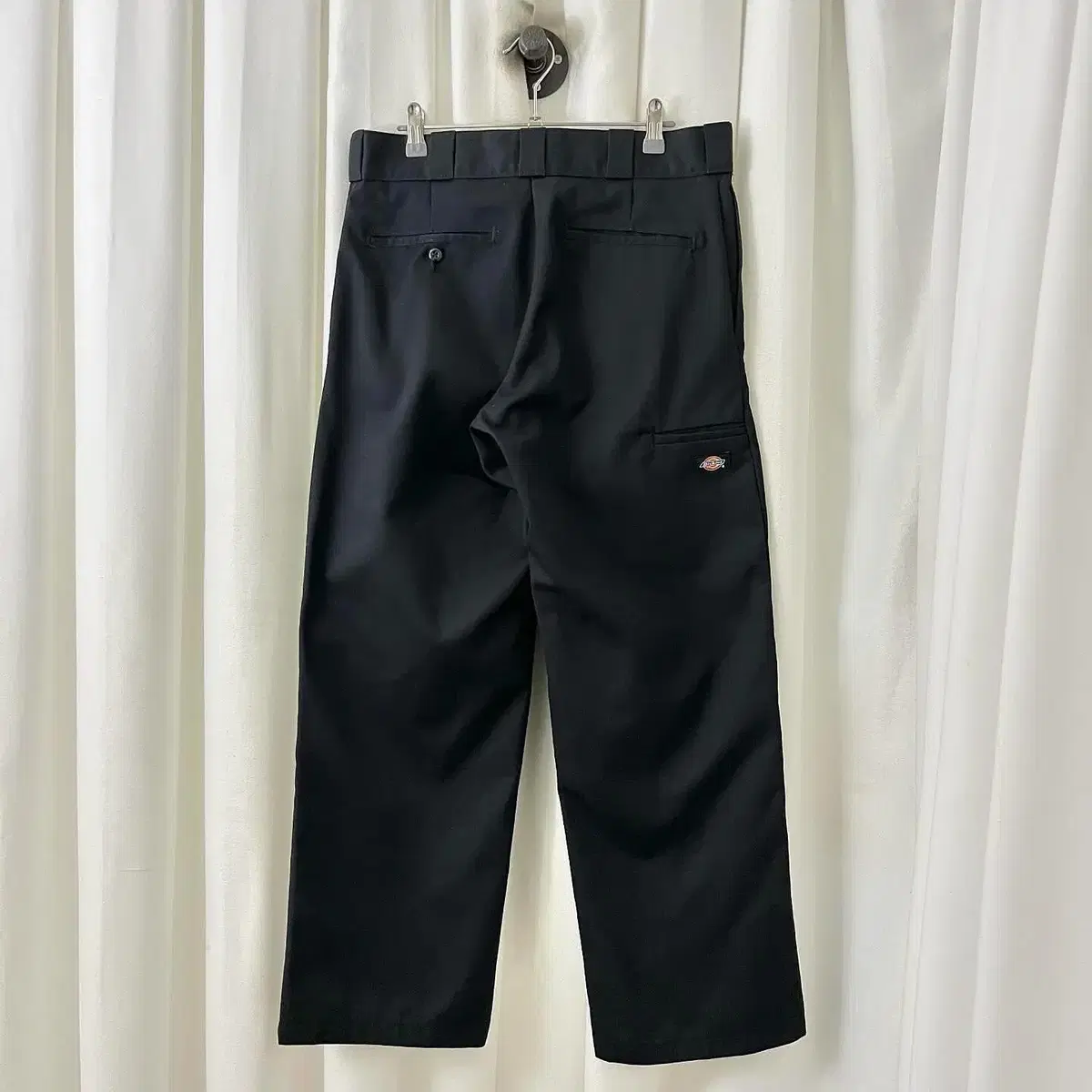 DIKIZ Black Back Logo Work Pants