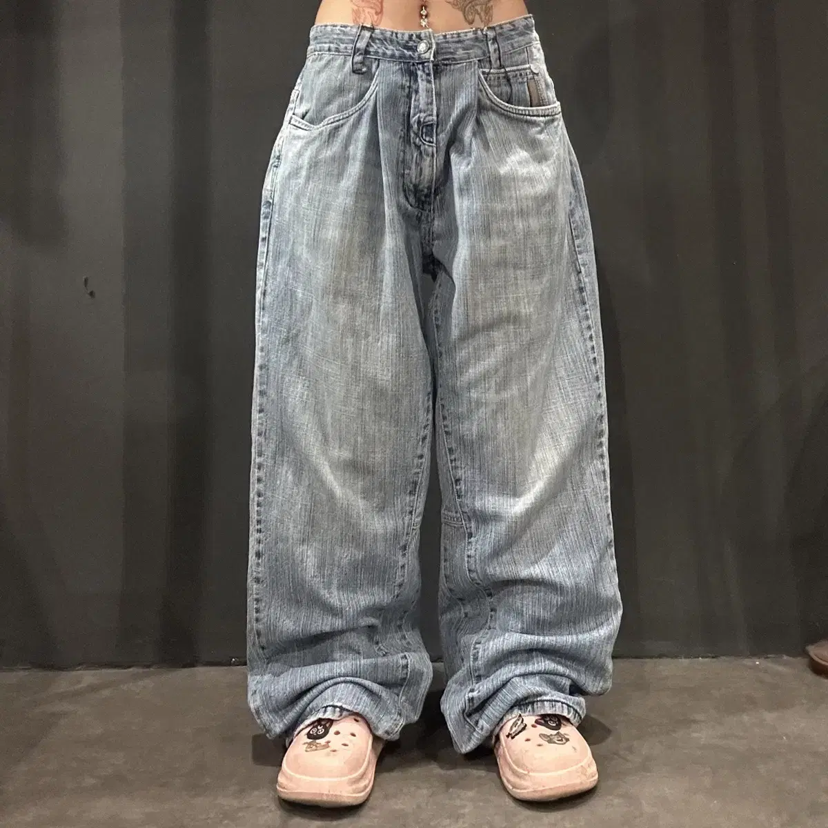 (end137) enyceDenim Hip Hop Pants