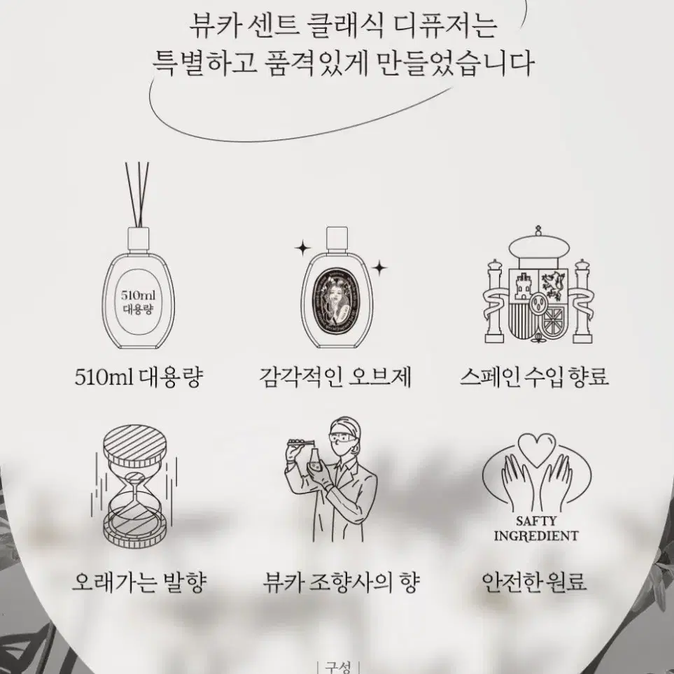 뷰카 센트 클래식 대용량 디퓨져 510mlx2개