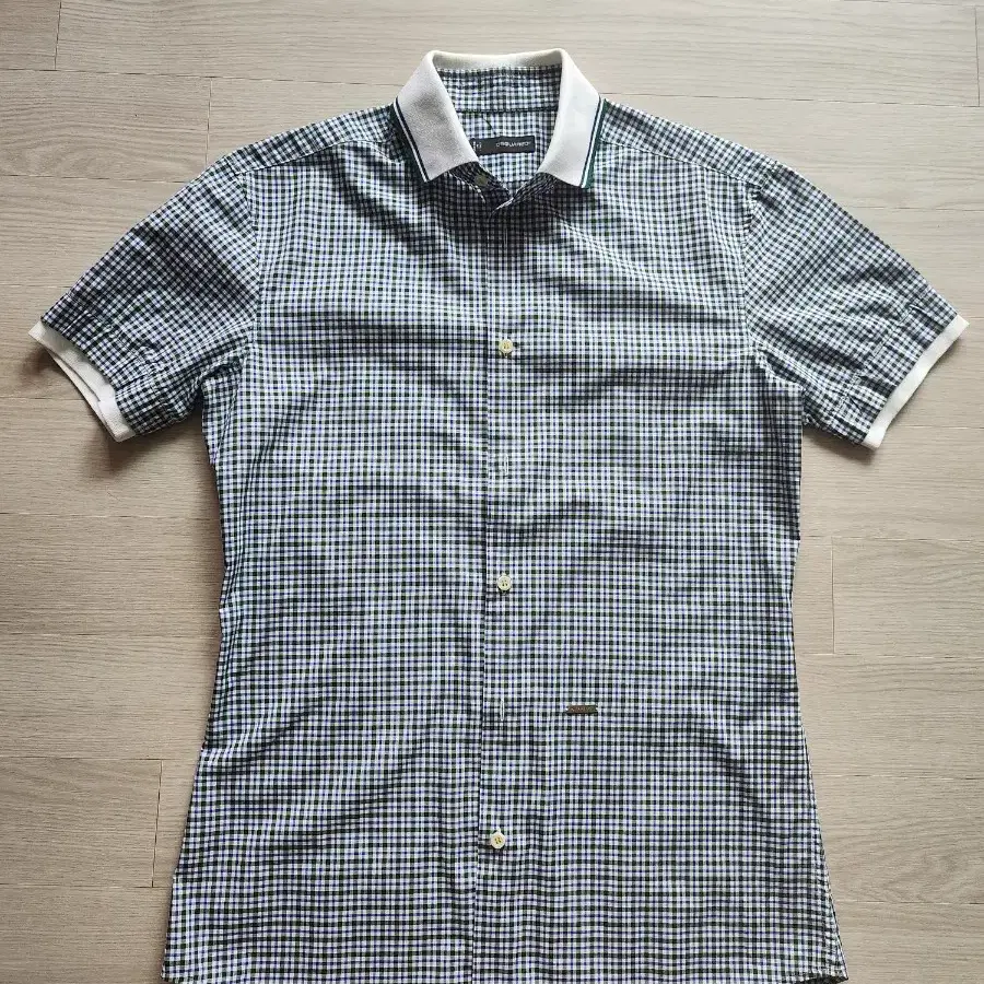 정품 디스퀘어드2 button down short sleeve