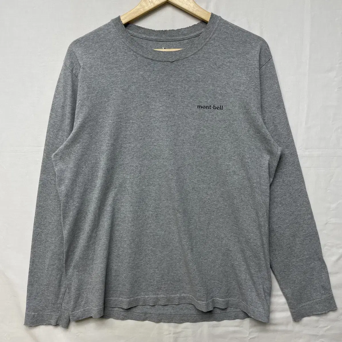 [L] Montbell Montbell Gray Long Sleeve Long Sleeve T-Shirt