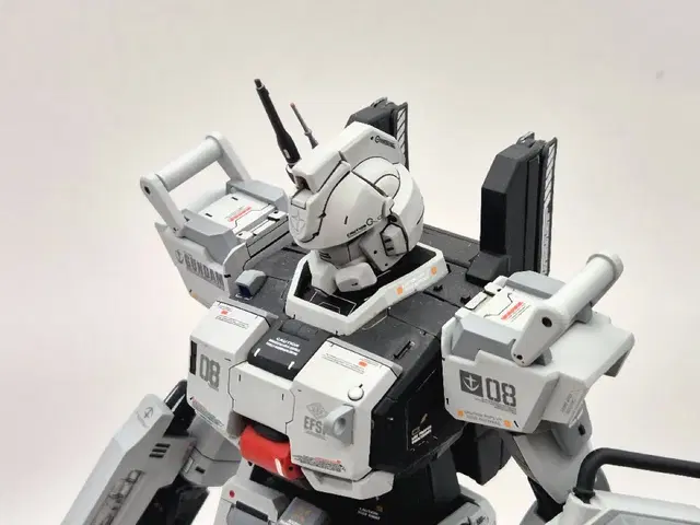 1/100 EZ8 건담 레진 도색작 MG