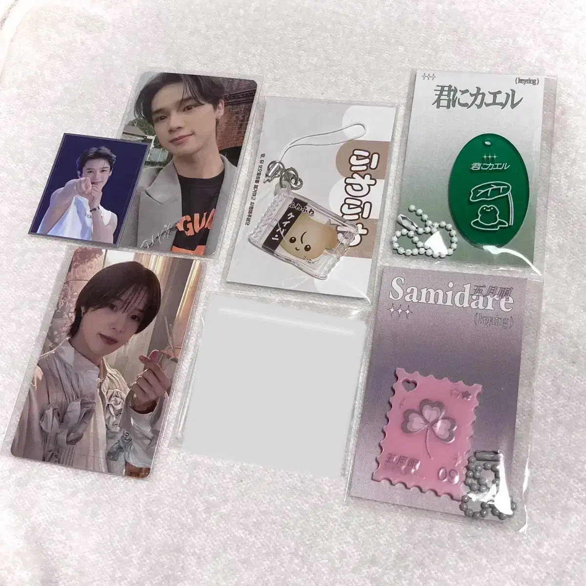 Unsealed) &team nicholas Joe Kei keyring Samidare aoaarashi nikzu photocard pouch