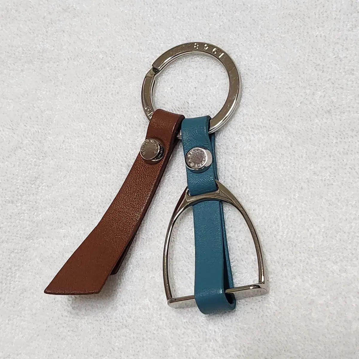 (Genuine) Longshamp Longshamp Leather Keychain Keyring