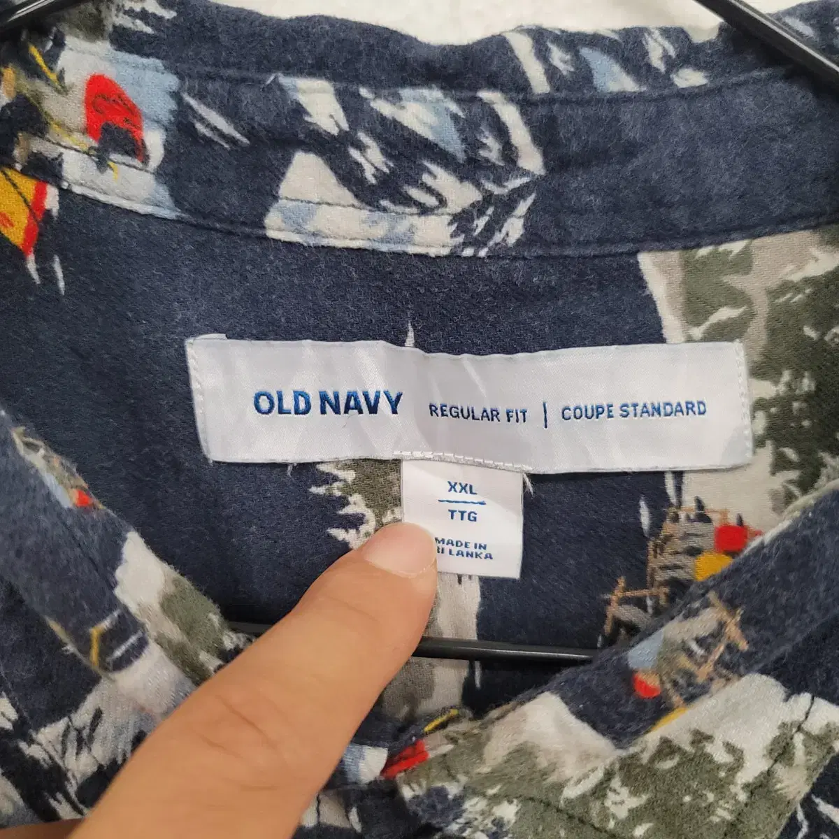 [115/3XL] OLD NAVY 패턴 셔츠