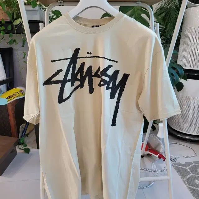 새상품 XL  스투시 앞 뒤 하와이 빅로고 리미티드 STUSSY  반팔티