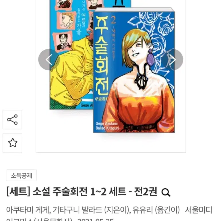 주술회전 소설