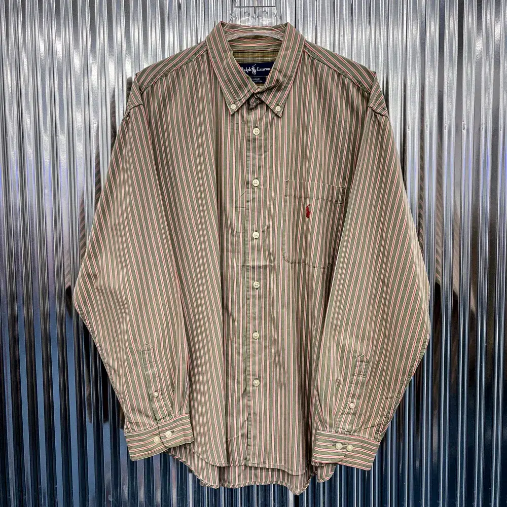 Polo Ralph Lauren Striped Shirt (Domestic XL)-N346