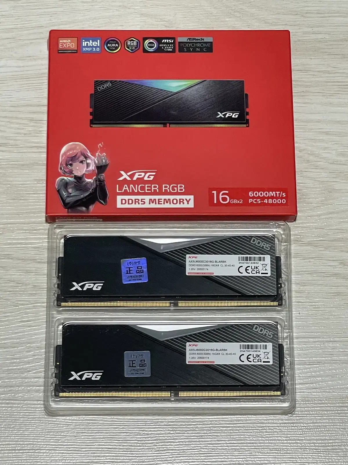 ADATA XPG DDR5-6000 CL30 LANCER RGB 32GB