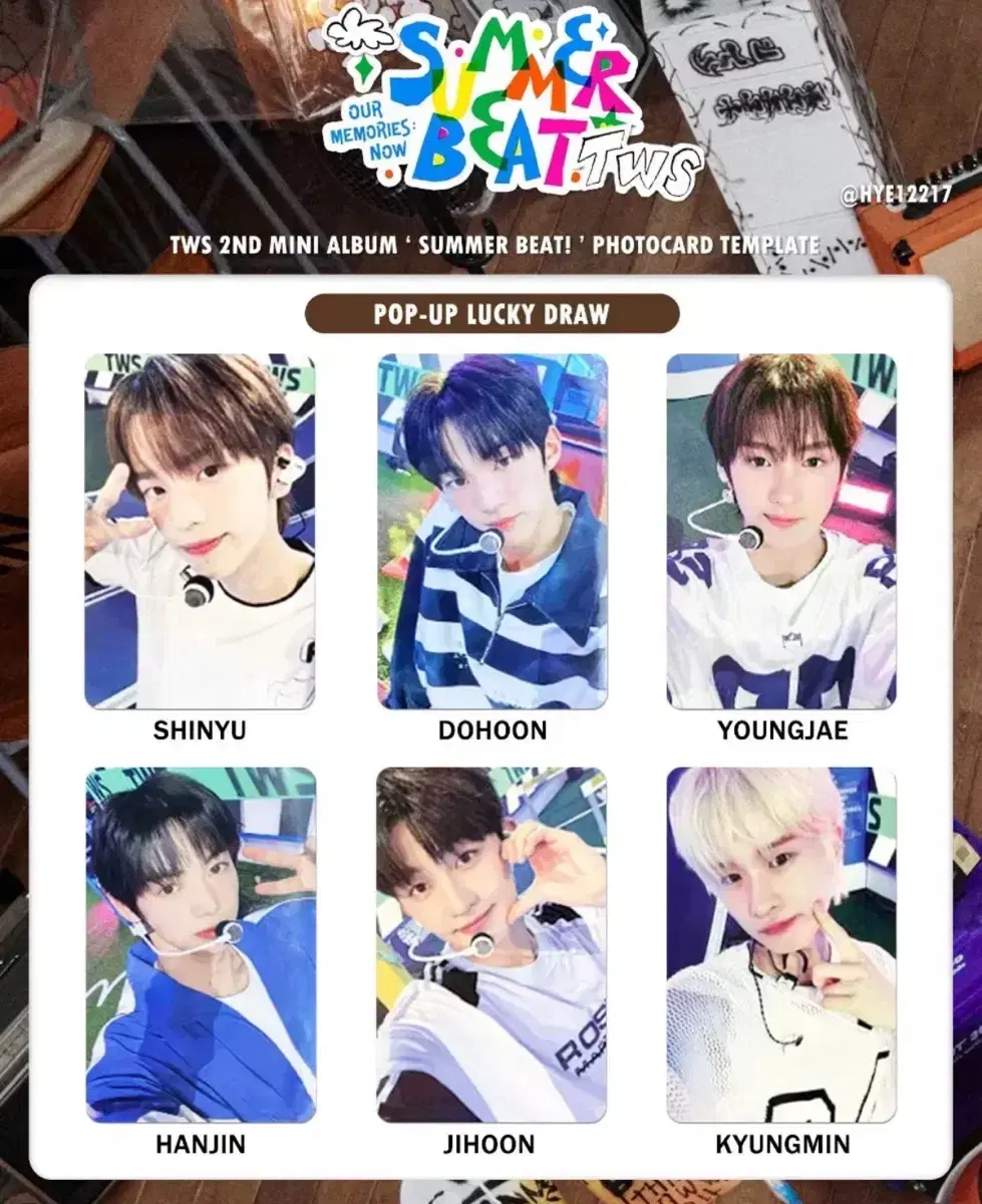 Tours pop up ld (individual available) TWS Tours Shin Yu Dohun Youngjae