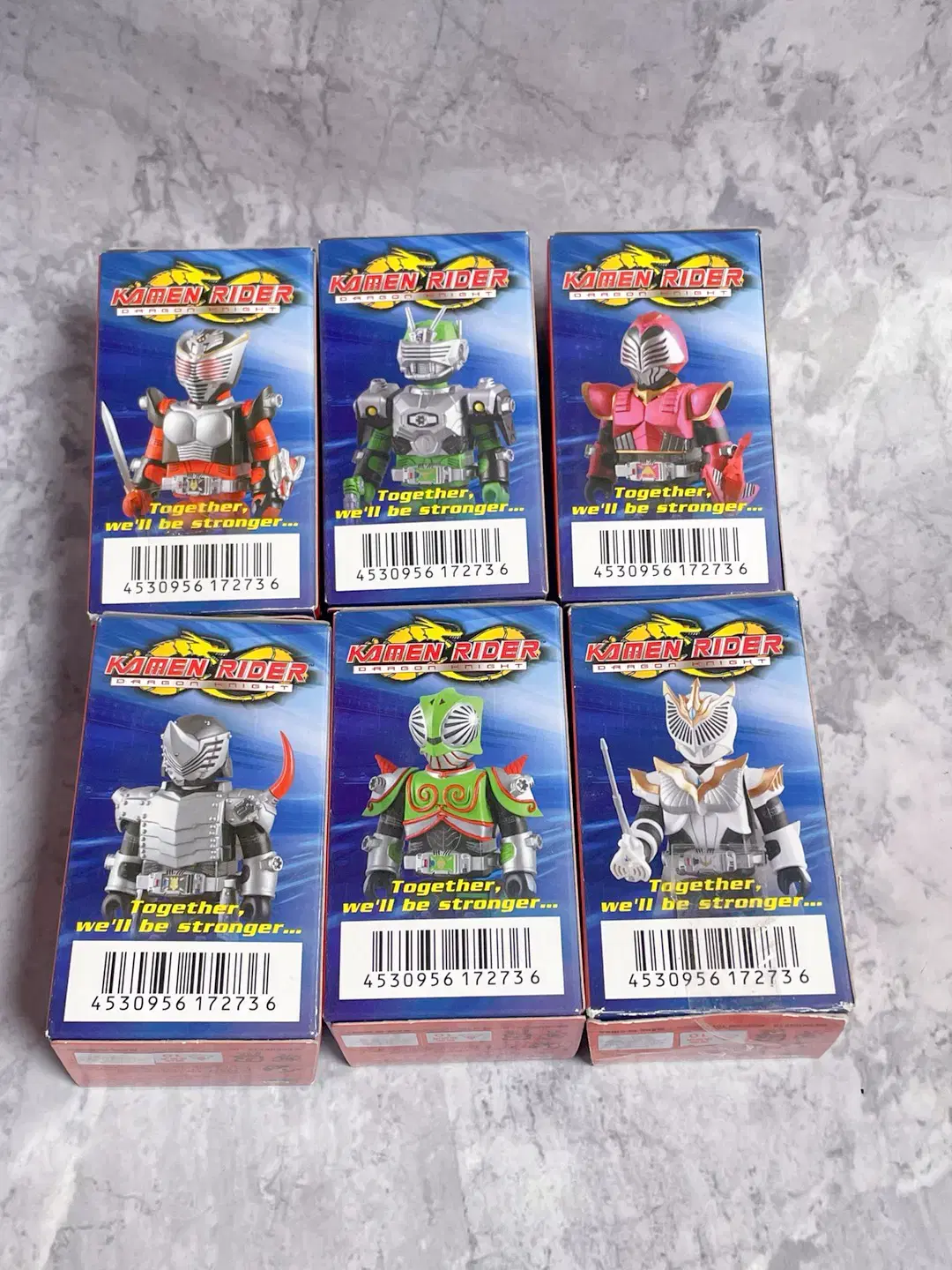 Kubrick Kamen Rider Dragon Knight Normal Set of 6