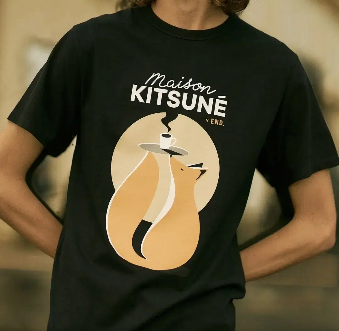 End x Maison Kitsune Cafe Tea 2xl