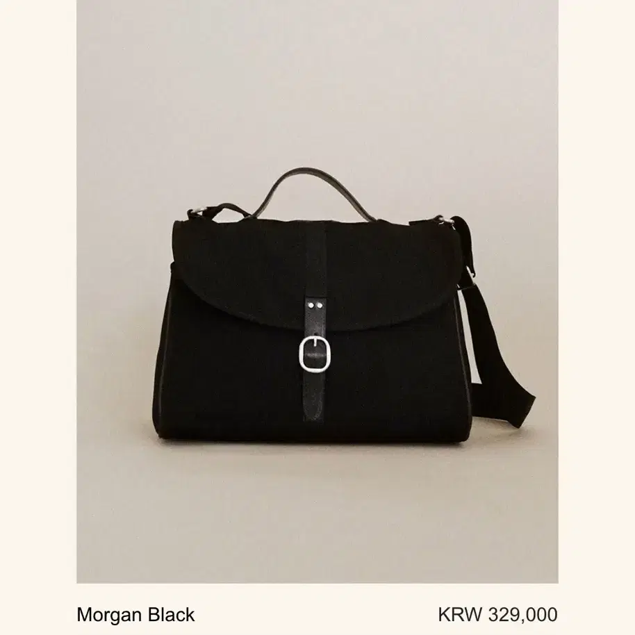 Morgan Black 스무드무드 모간 블랙 백