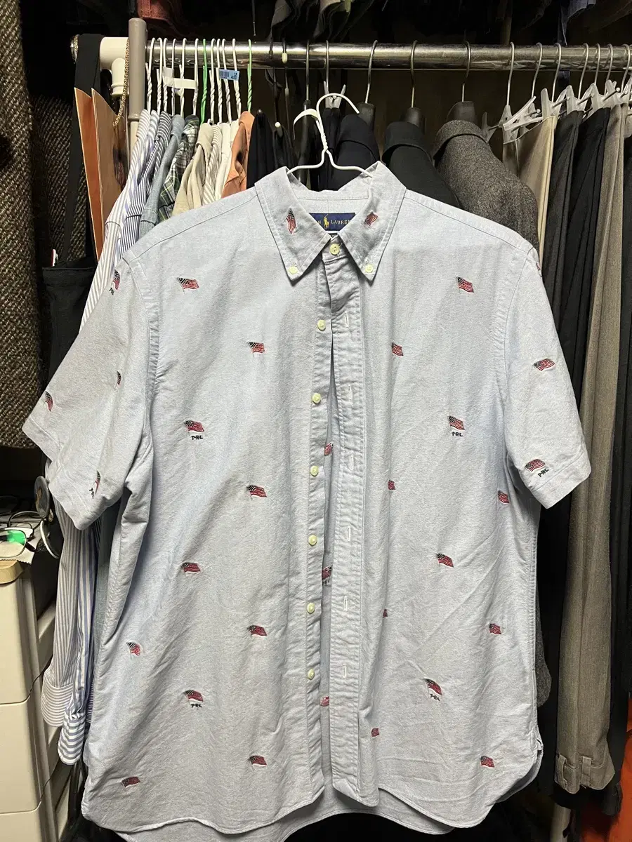 ClassicL) Polo Star-Spangled Short Sleeve Shirt