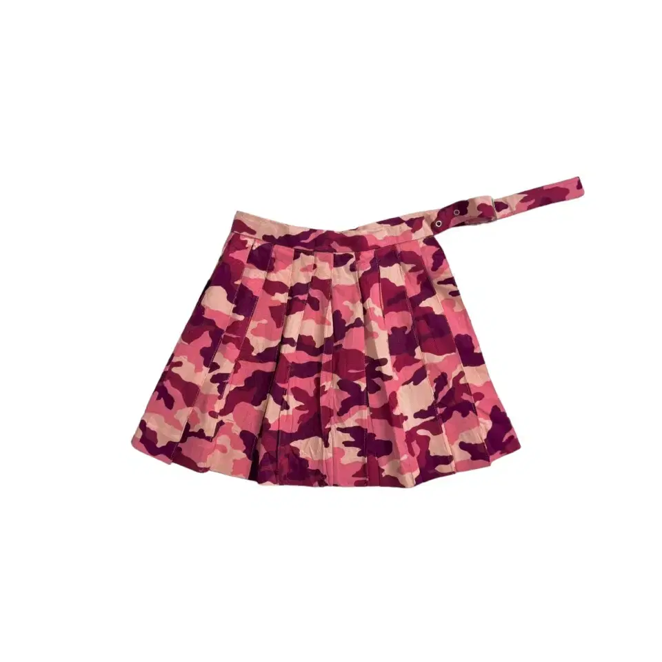 vintage camouflage wrap mini skirt