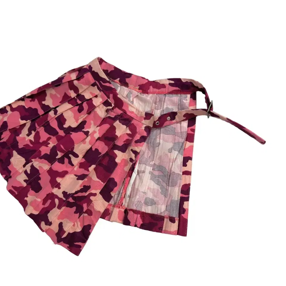 vintage camouflage wrap mini skirt