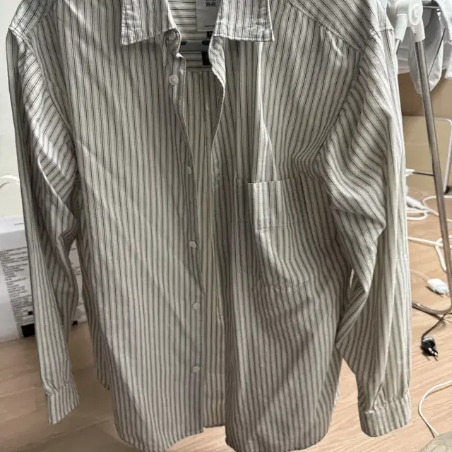 loosed stripe shirt striped ivory 2사이즈