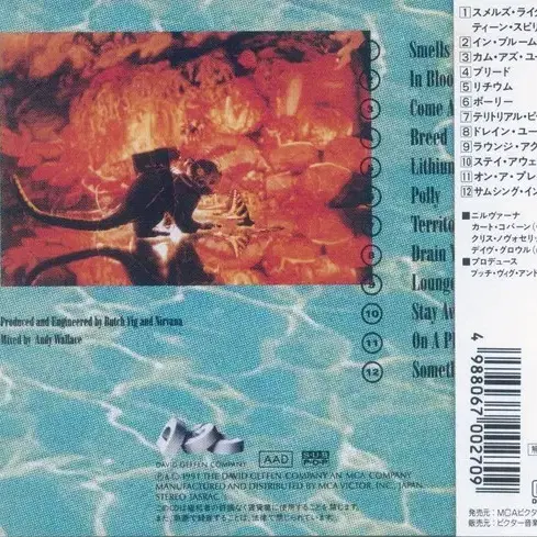 Nirvana - Nevermind (CD) 일본반Obi 90년대 NM-