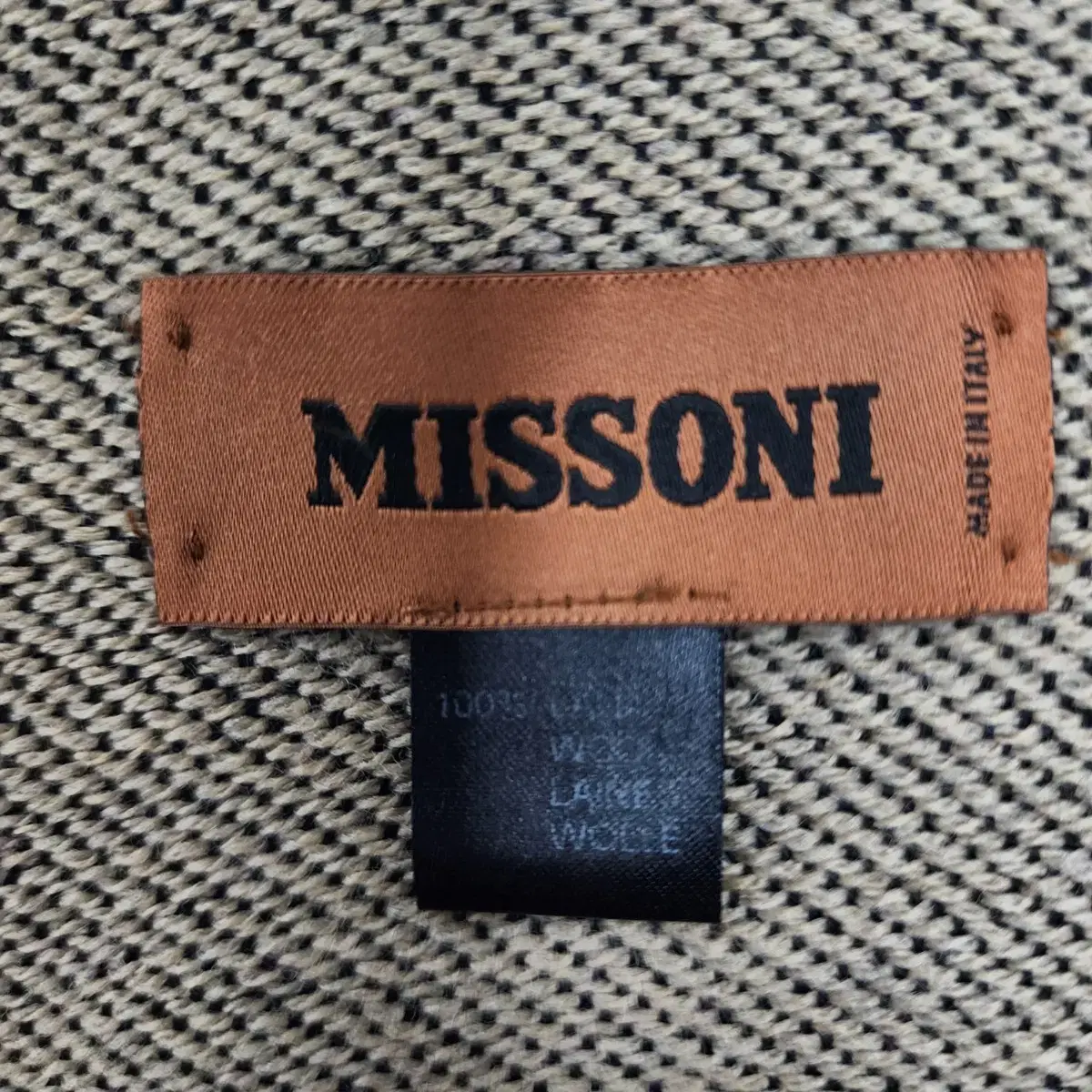 미쏘니 Missoni 울 머플러 목도리 스카프