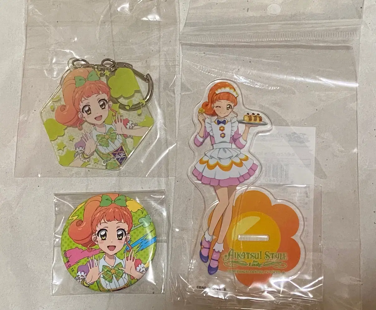 [Half-priced Delivery] Aikatsu Cocone I.M. Star Baron acrylic Stand, Key Holder, Badge