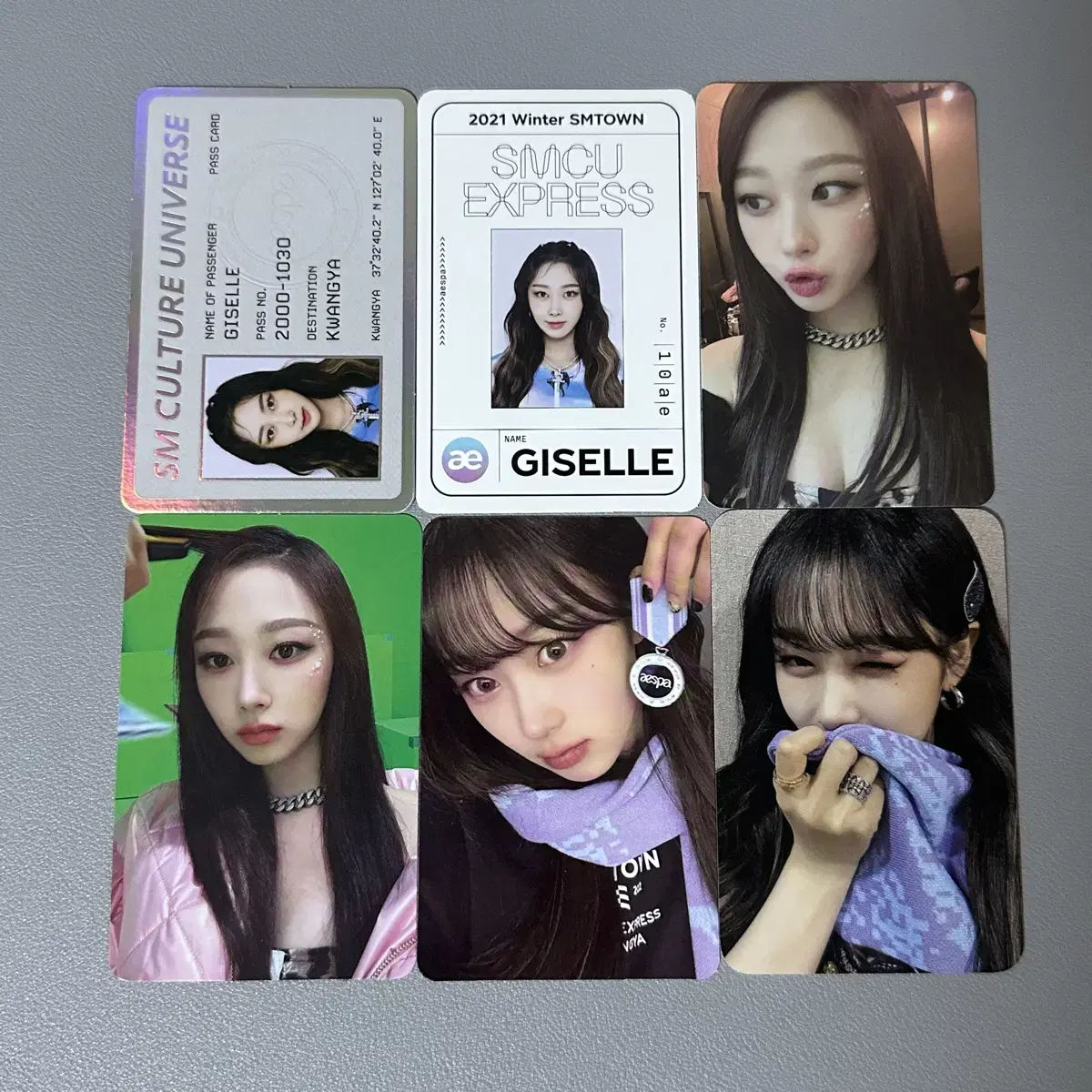 SMCU aespa giselle photocard bulk WTS